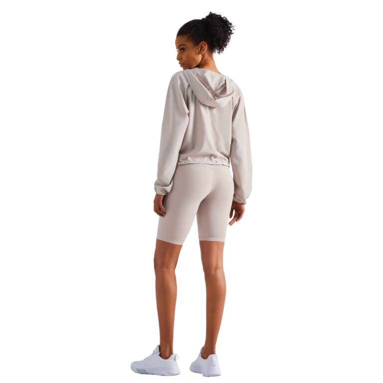 Women's Half Zipper Drawstring Workout Clothes - Image 5