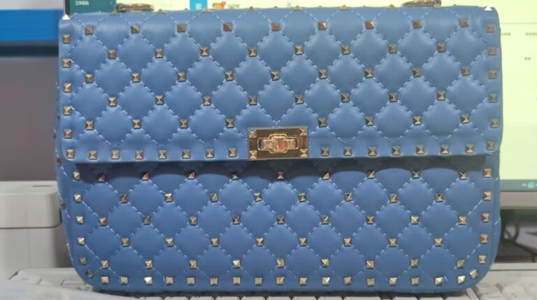 Women's Fashion Sheepskin Diamond Studded Small Square Bag - Image 8