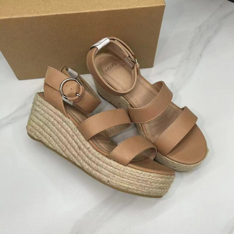 Women's One-strap Wedge Shoes - Image 5