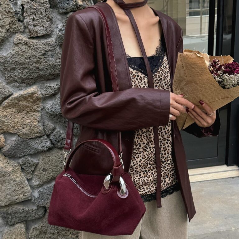 Women's Leather High-grade Frosted Suede Handbag Crossbody Bag Niche Design - Image 2