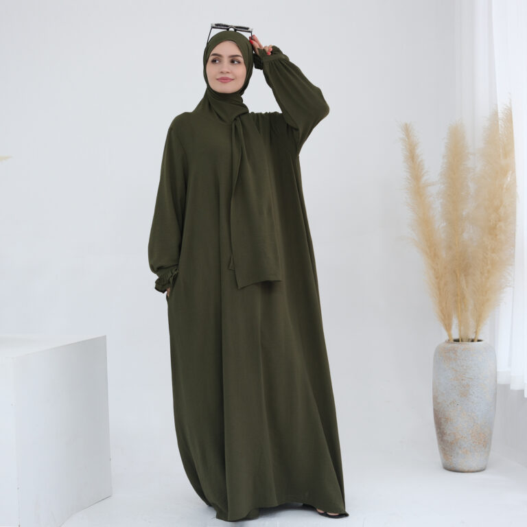 Middle East Dubai Turkey Headscarf Dress - Image 6