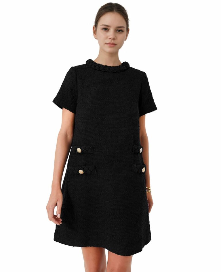 Women's Tweed Jack Dress Tight - Image 7