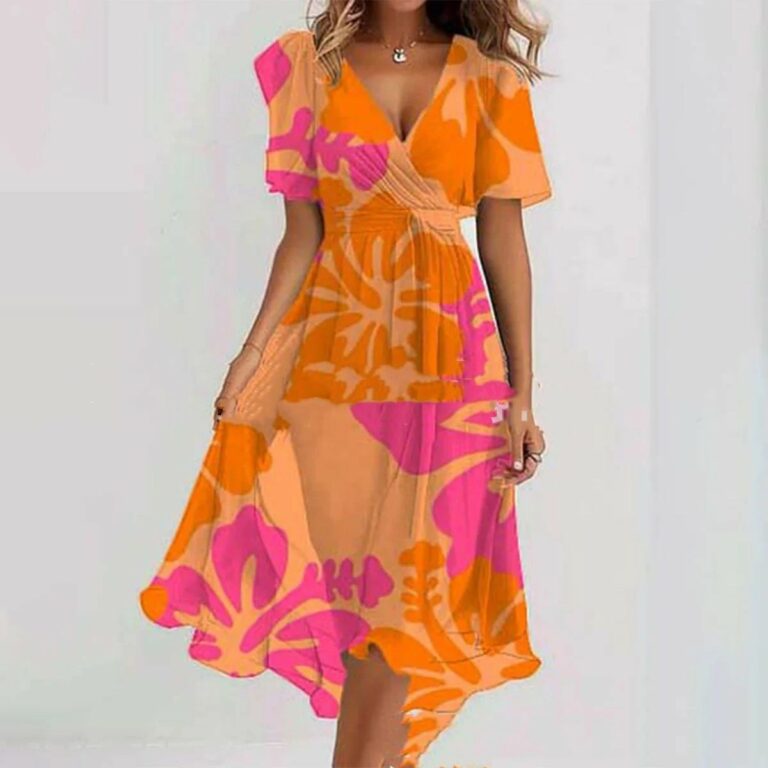 Printed Temperament Commute Dress