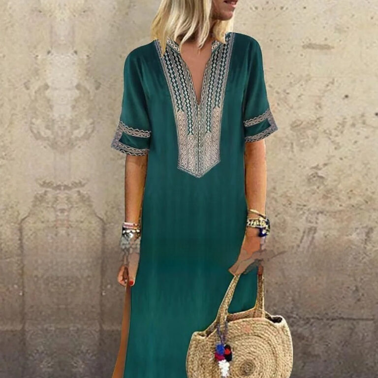 Furcal Lower Hem Casual Women's Length Dress