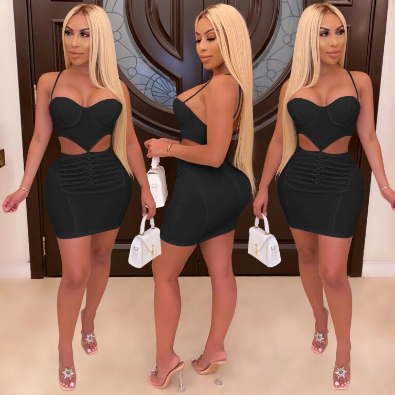 Sling Dress Nightclub Chest Wrap European And American Women's Clothing - Image 4