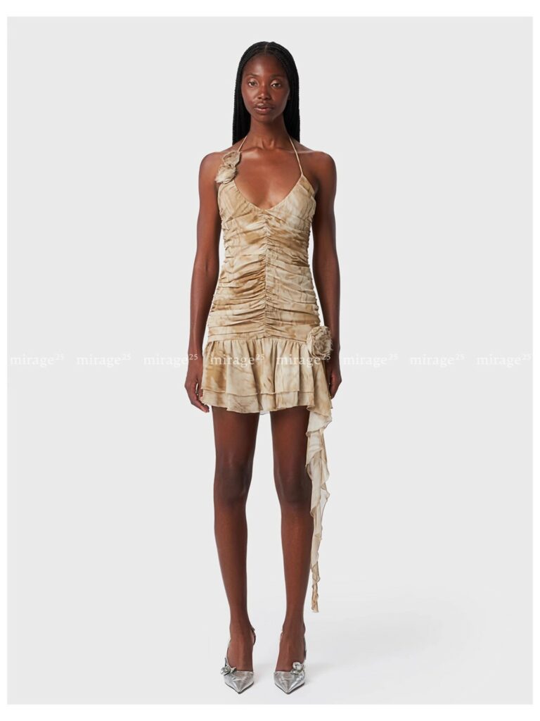 Tight Temperament Slimming European And American Tassel Halter Spaghetti Straps Short Dress - Image 6