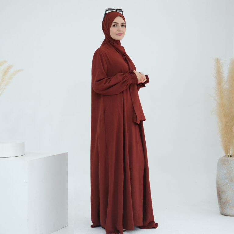 Middle East Dubai Turkey Headscarf Dress - Image 3
