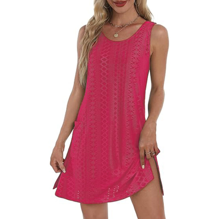 Women's Sleeveless Pocket Vest Dress - Image 4