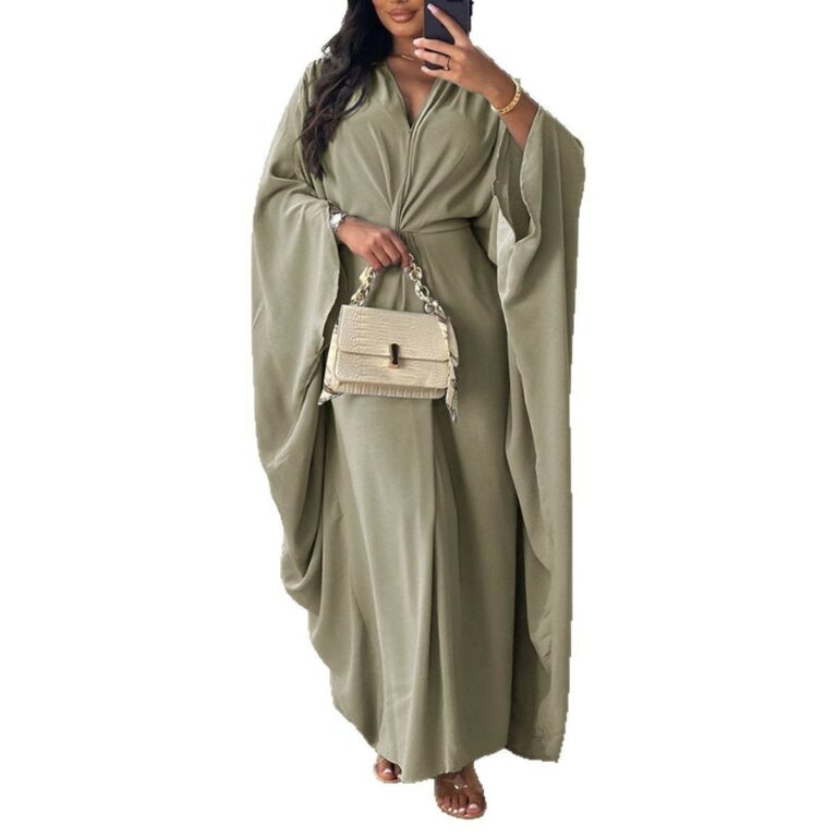 Loose And Elegant Batwing Sleeve Swing Dress Children - Image 5