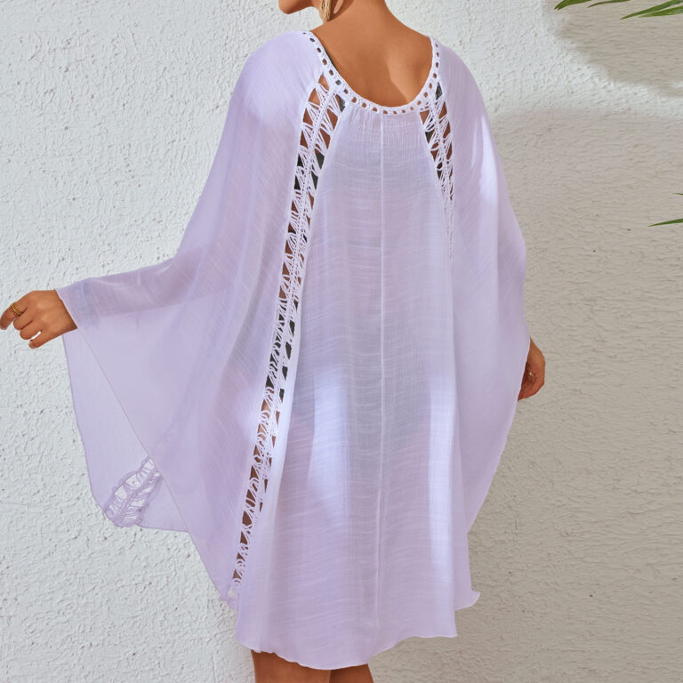 Beach Skirt Women's Bow Tie Pullover Loose Dress - Image 2