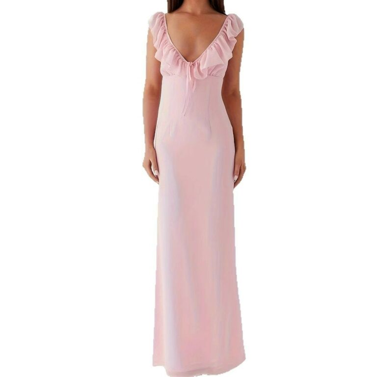 Fashion Ladies Fashion Sleeveless Waist Dress - Image 5