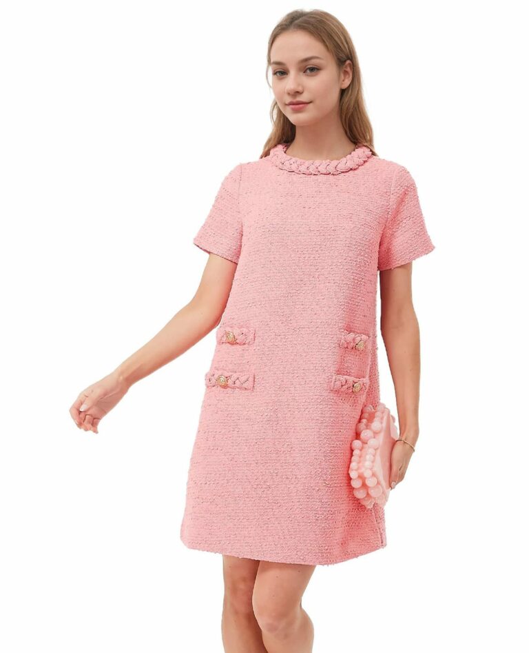 Women's Tweed Jack Dress Tight - Image 8