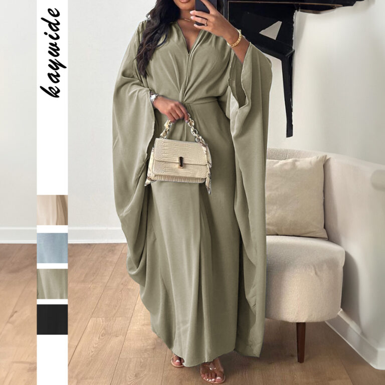 Loose And Elegant Batwing Sleeve Swing Dress Children - Image 2