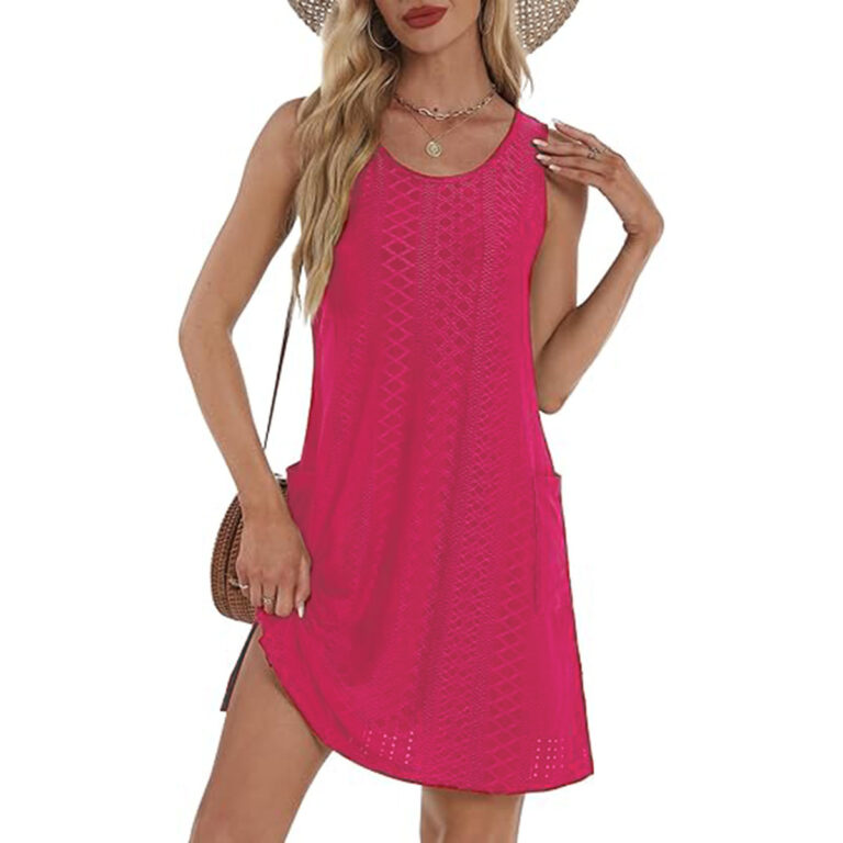 Women's Sleeveless Pocket Vest Dress - Image 10