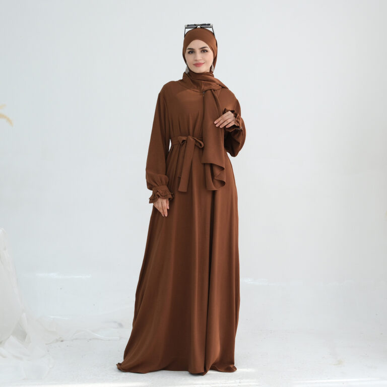 Middle East Dubai Turkey Headscarf Dress - Image 5