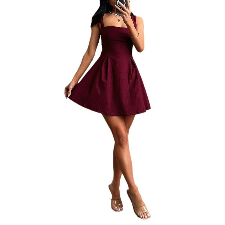 Butterfly Lace-up The Dinner Party Sling Dress - Image 5