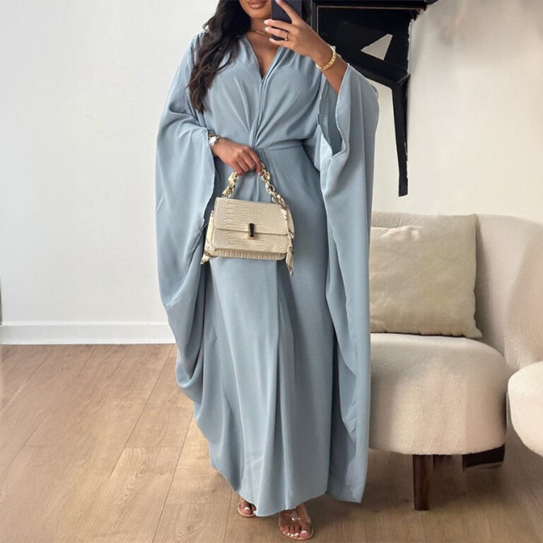 Loose And Elegant Batwing Sleeve Swing Dress Children - Image 4