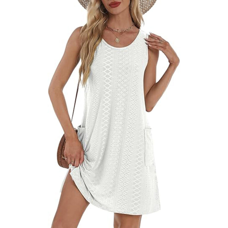 Women's Sleeveless Pocket Vest Dress - Image 7