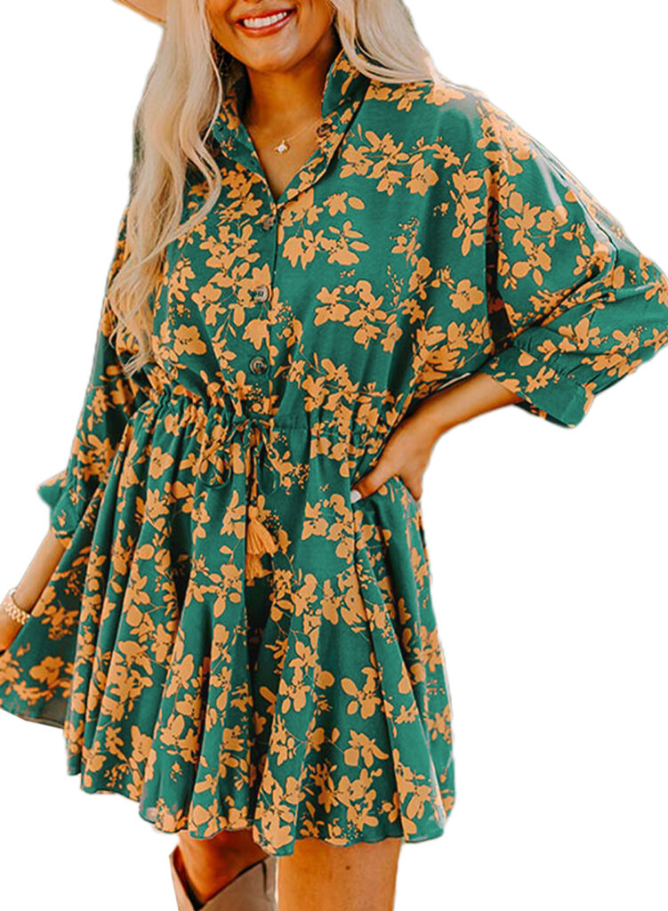 Women's Fashion Loose Cool Printing Dress - Image 5