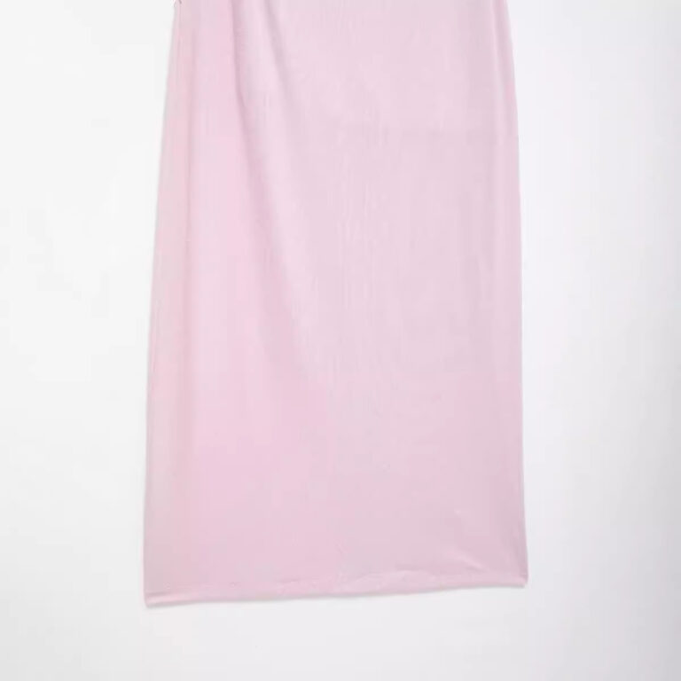 Women's Fashion Slim Pleated Decoration Midi Skirt Dress - Image 3