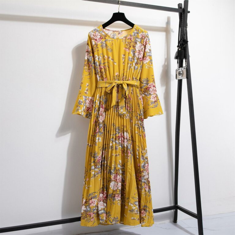 Fashion Personalized Floral Bow Dress Women - Image 2