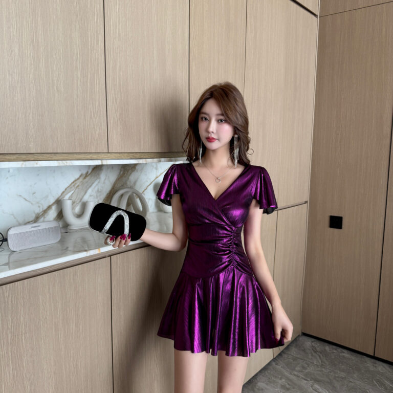 Fashion Personality Big Swing Waist Dress Women - Image 3