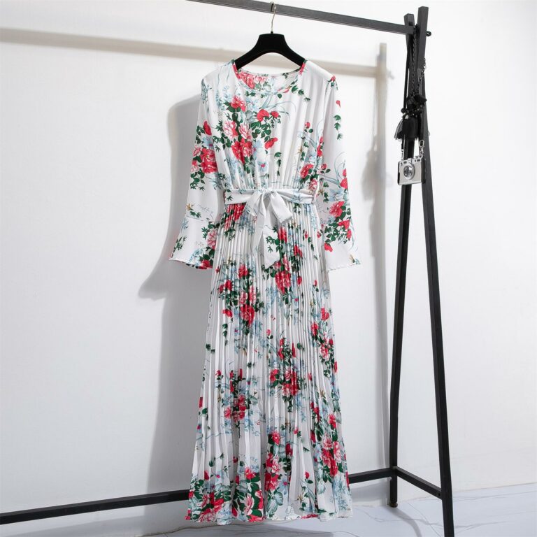 Fashion Personalized Floral Bow Dress Women - Image 4