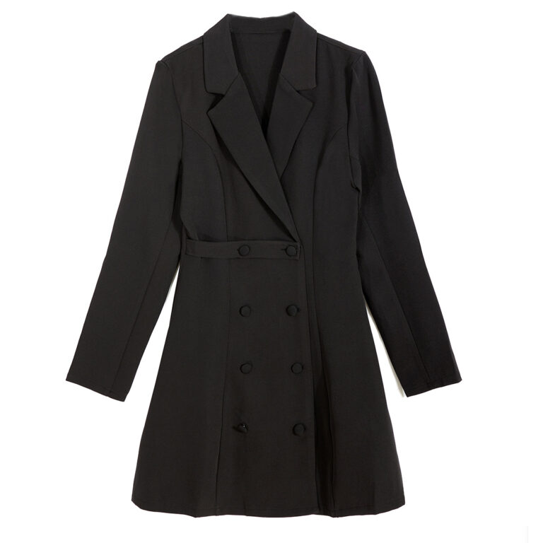Long Sleeve Suit Female A- Line Dress - Image 5
