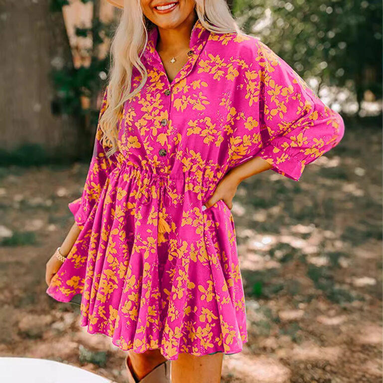 Women's Fashion Loose Cool Printing Dress - Image 4