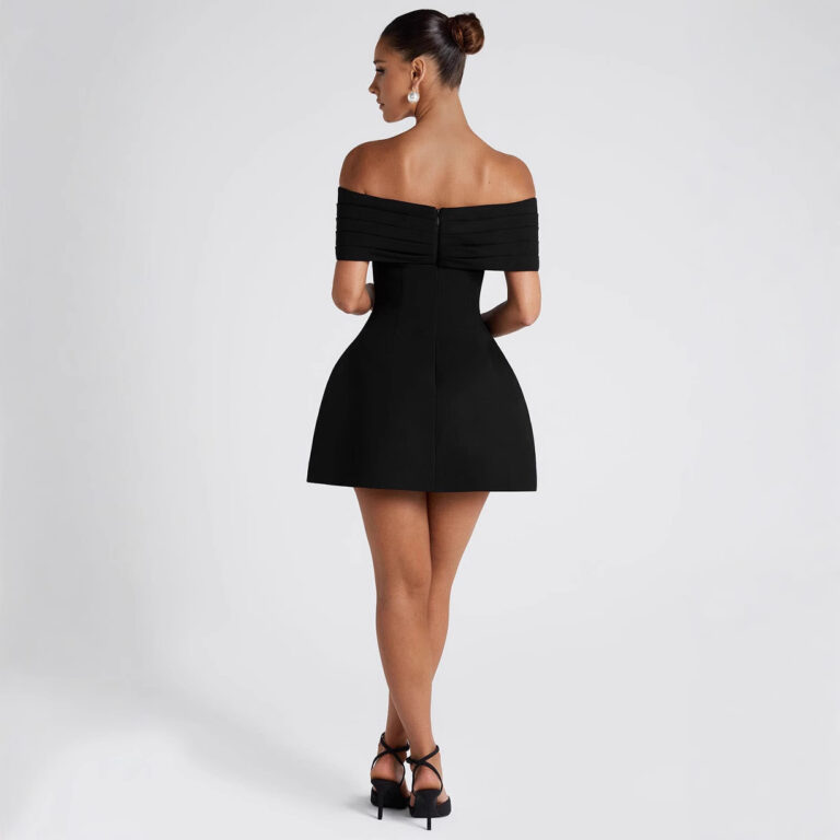 Women's Slim Fit Temperament Commute Solid Color Mid-waist Hip Skirt - Image 4