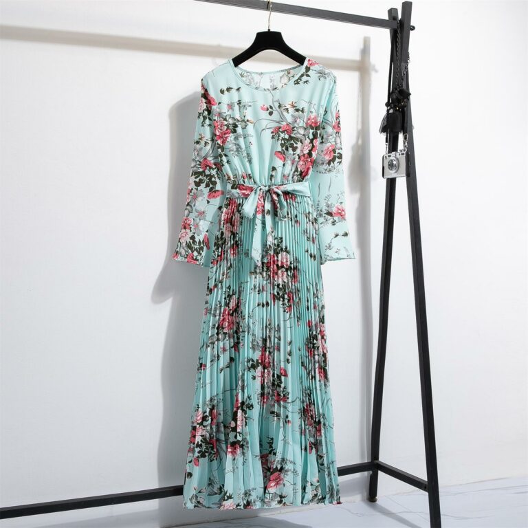 Fashion Personalized Floral Bow Dress Women - Image 3