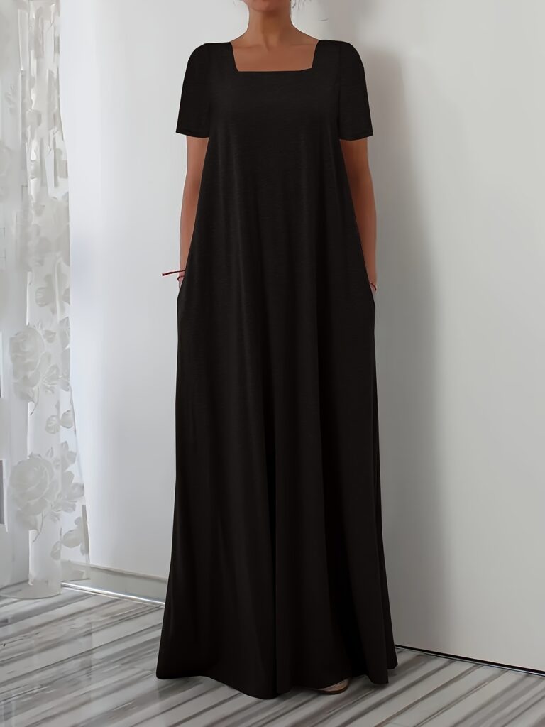 Large Size Women's Elegant White Extra Long Jumpsuit - Image 3