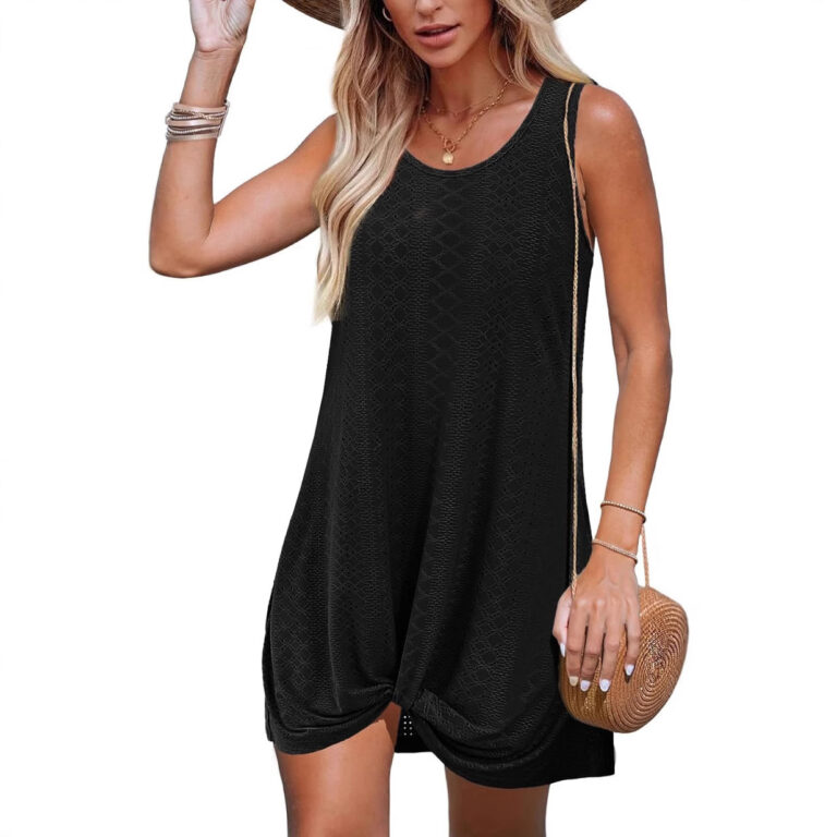 Women's Hollow Beach Vacation Clothes Kinky Dress - Image 3