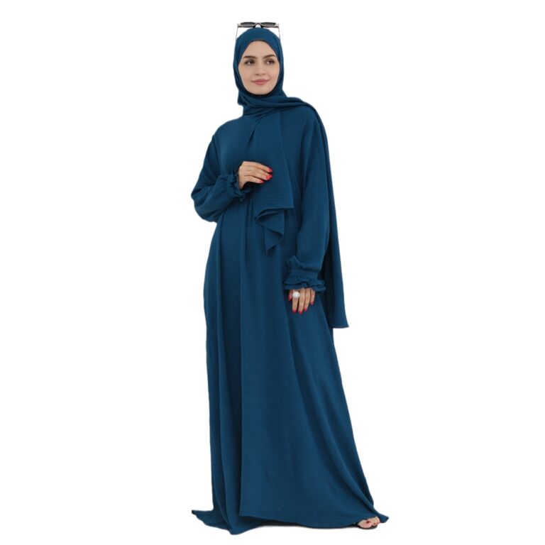 Middle East Dubai Turkey Headscarf Dress - Image 4