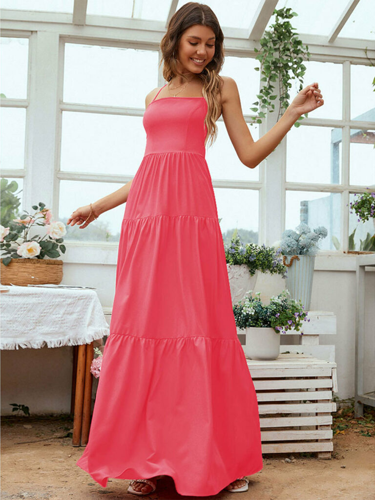 Swing Waist-tight Party Backless Strap Temperament Dress - Image 10