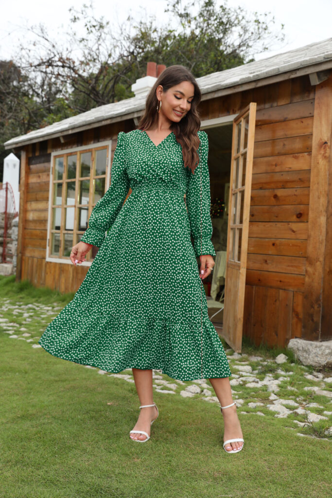 V-neck Vacation European And American Style Dress - Image 9
