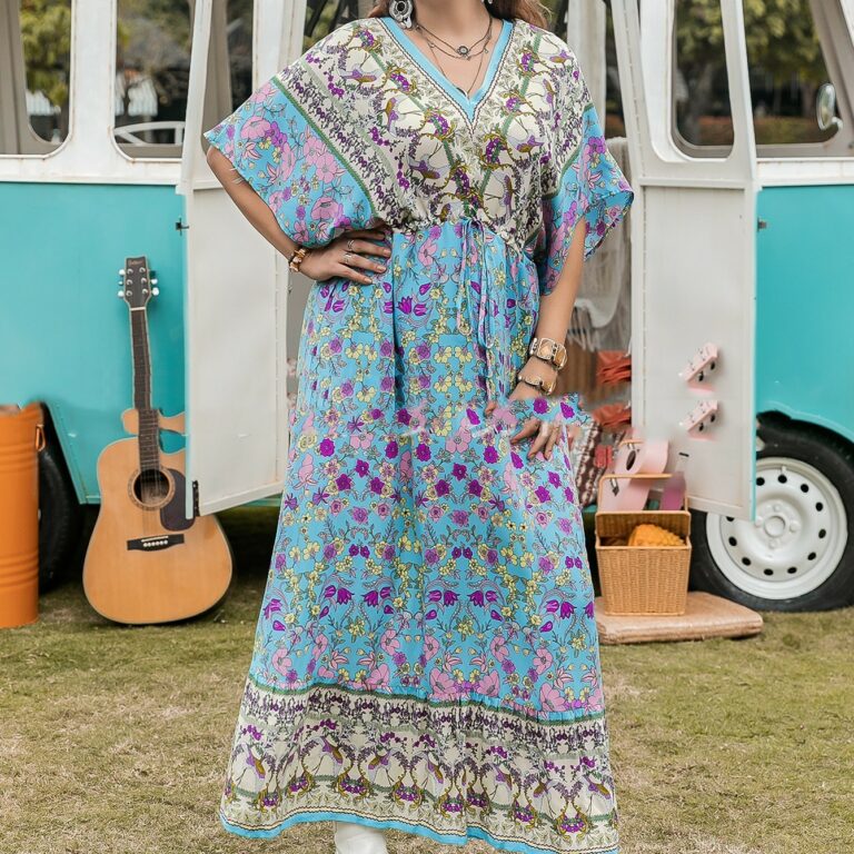 Leisure Vacation Women's Full-length Dress - Image 5