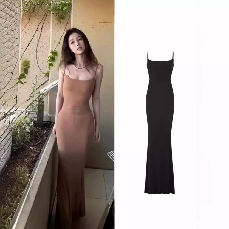 Sling Bottoming Corset Date Sexy Slim Hip Waist-tight Super Long Skirt - Image 2