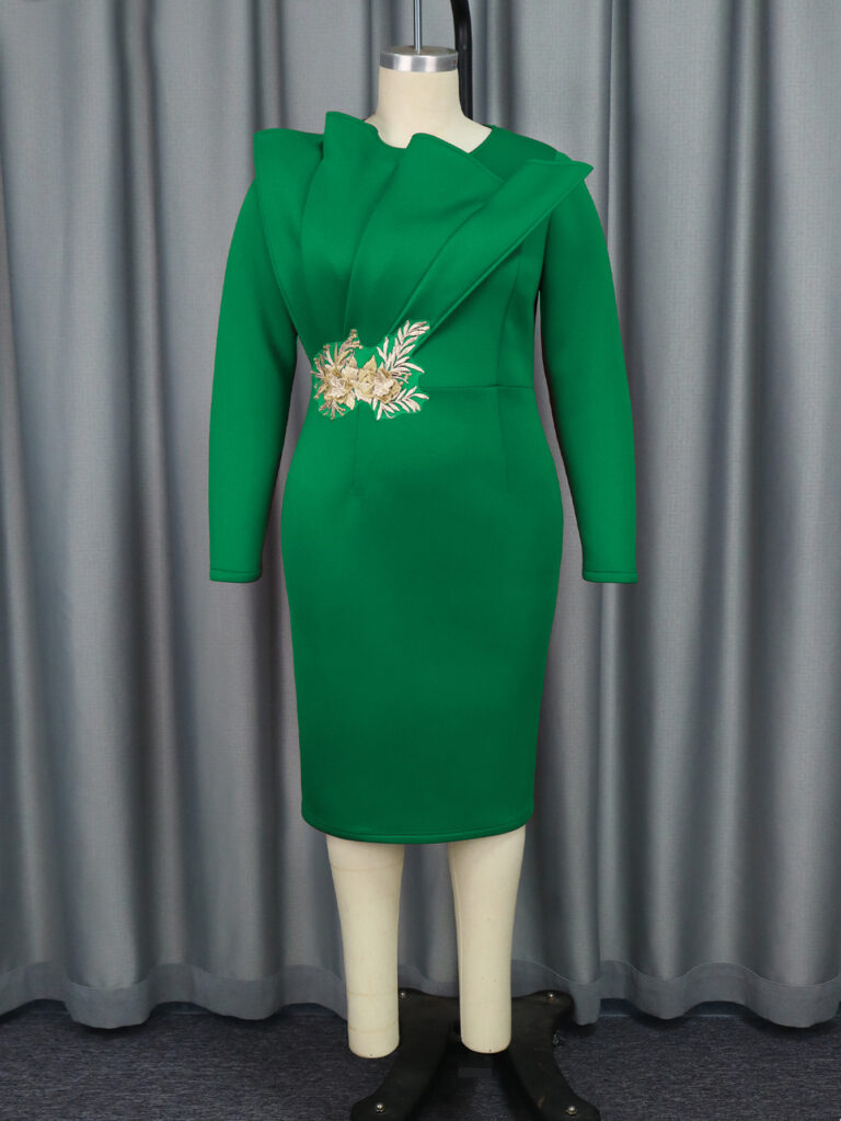 Women's Embroidery Fashion Long Sleeve Dress - Image 6