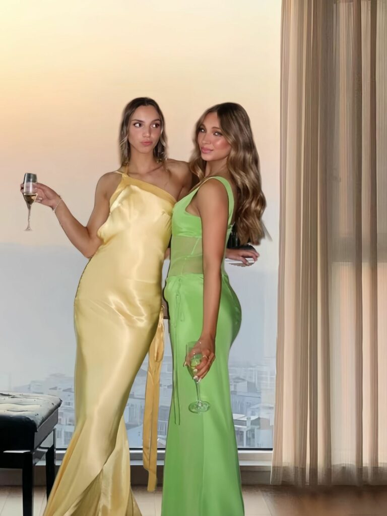 Women's Sleeveless Diagonal Collar Dress Summer And Autumn Solid Color Backless Hollow-out Cinched Long Dress - Image 8
