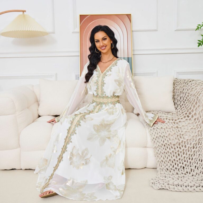 Bronzing Muslim Dubai Tourist Dress - Image 2