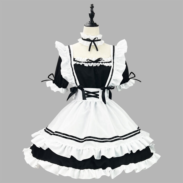Classic Black And White Maid Cloth Maid Suit