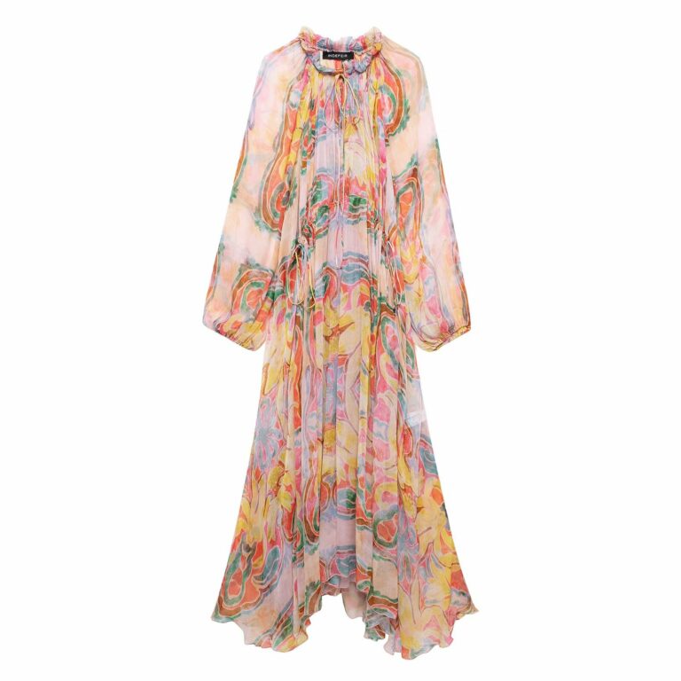 European And American Style Women Printing Midi Skirt Dress - Image 6