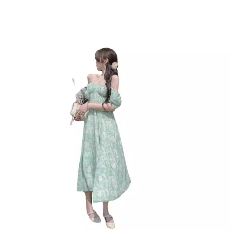 Holiday Floral Slip Dress Women's Fashion Long Dress - Image 5