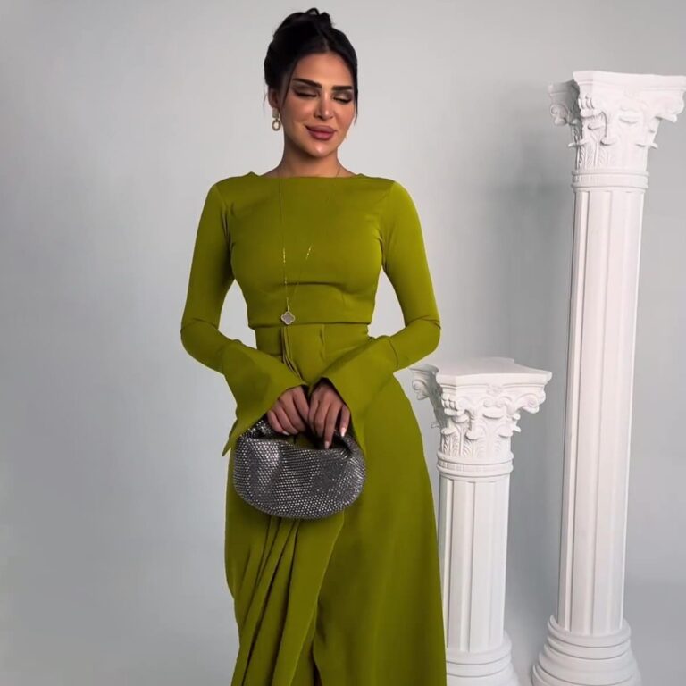 Graceful Satin Banquet Long Dress - Image 2