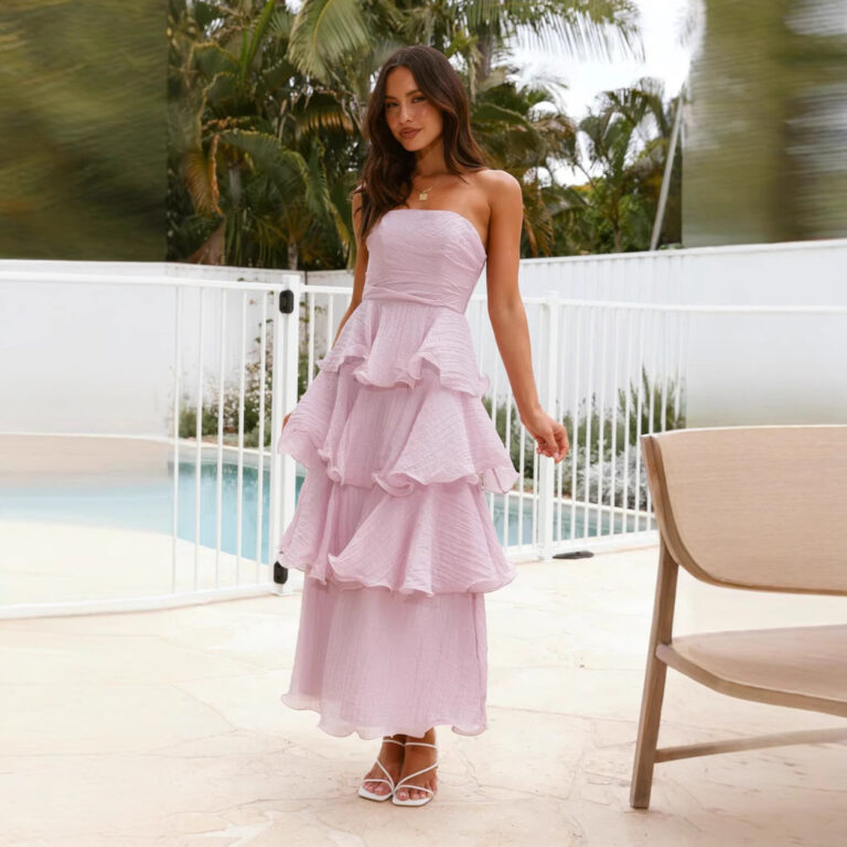 Women's Tube Top Backless Cake Dress - Image 3
