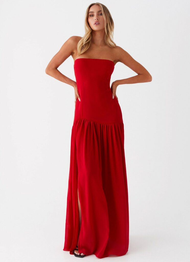 Women's Solid Color Sweet And Spicy Style Sexy Tube Top Dress - Image 7