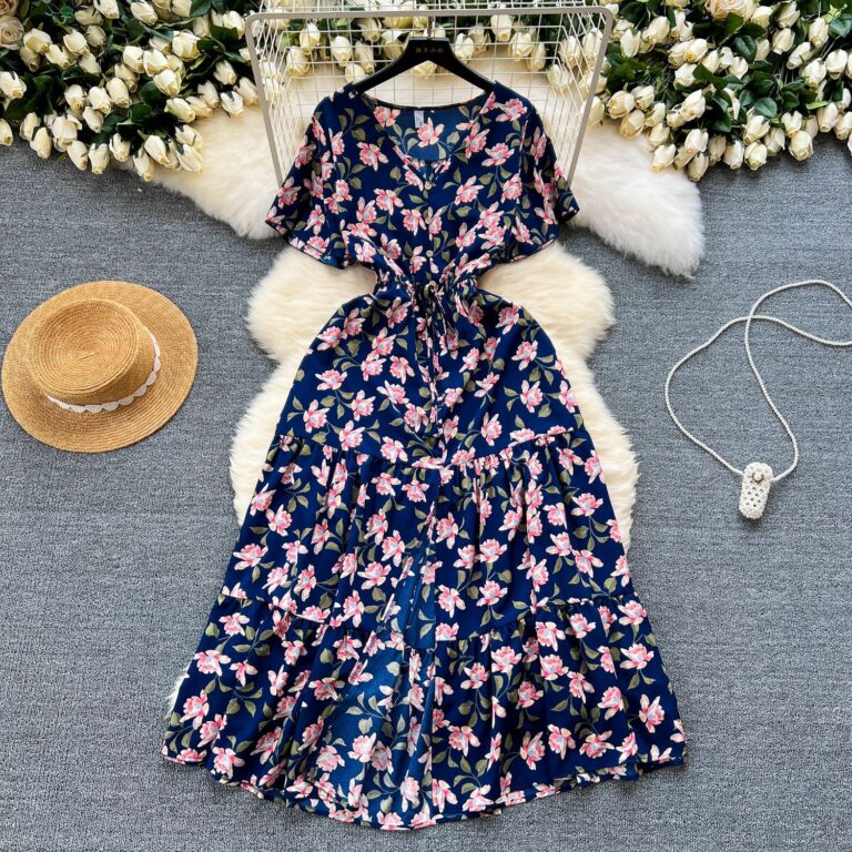 Fashion Retro Summer New Dress Women