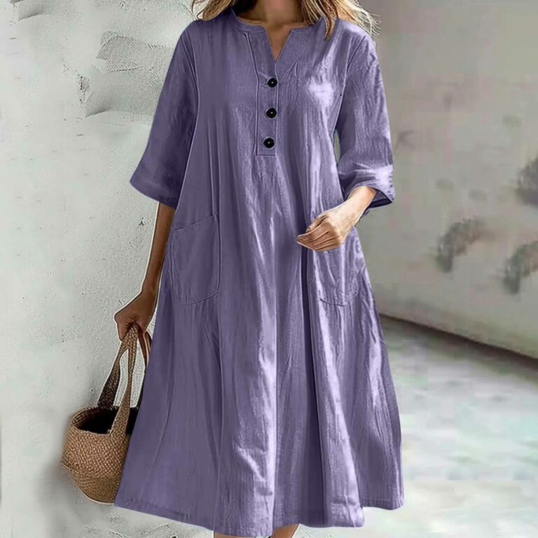 Cross Border Dress Loose Three-button Pocket Jumpsuit - Image 8