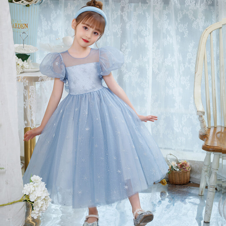 Girl Princess Chemical Fiber Blend Dress Mesh - Image 2
